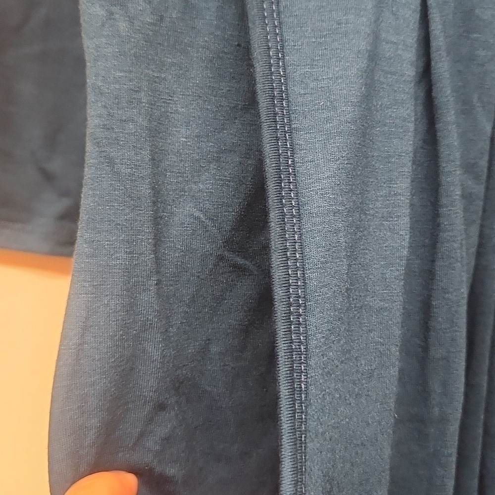 Zenana Premium long sleeve dress teal NWOT - Picture 5 of 6